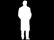 silhouette man